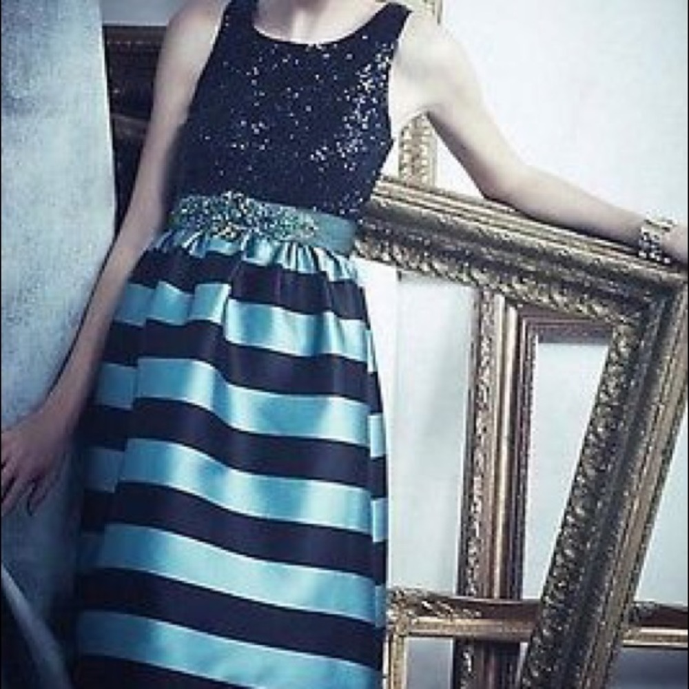 LEIFSDOTTIR by Anthropologie Starlit Stripes Dress
